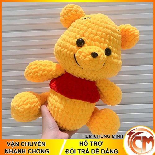 Gấu Pooh móc len