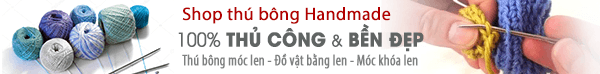 Banner thú bông handmade