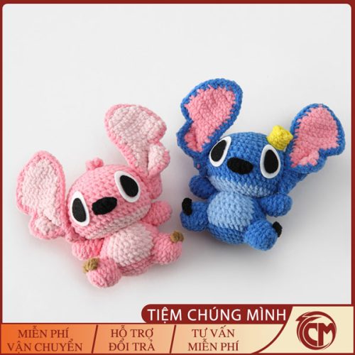 Móc khóa len stitchs