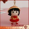 móc khóa len hình chibi maruko-chan