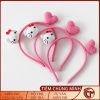 Băng đô cài tóc Hello Kitty bằng len