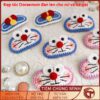 Kẹp tóc len cho bé hình Doremon