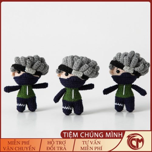 Móc khóa len nhân vật Kakashi