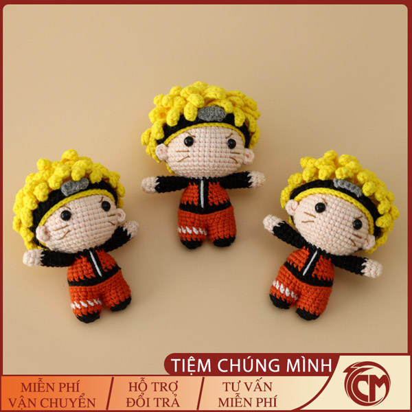 Móc len nhân vật Naruto Handmade