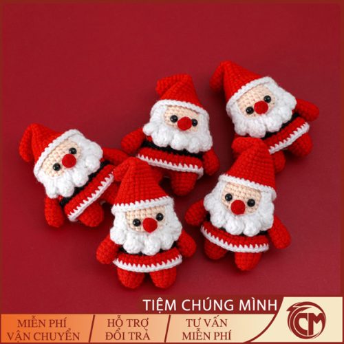 Móc khóa len ông già Noel