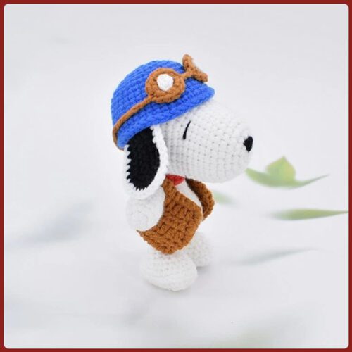 Chú Chó Snoopy đan len Handmade