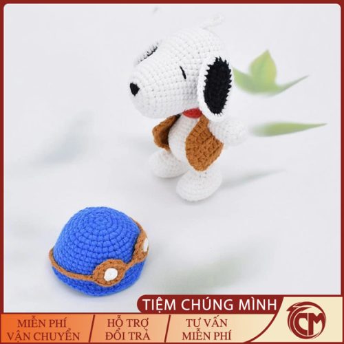Chú Chó Snoopy đan len
