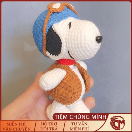 Chú Chó Snoopy đan len