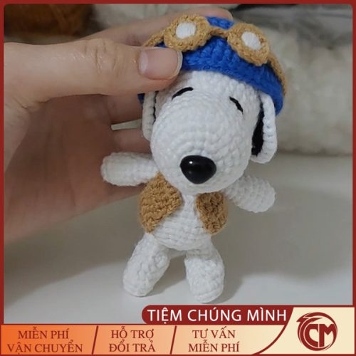 Chú Chó Snoopy đan len