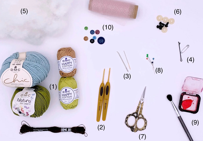 Dụng cụ móc len cho người mới bắt đầu