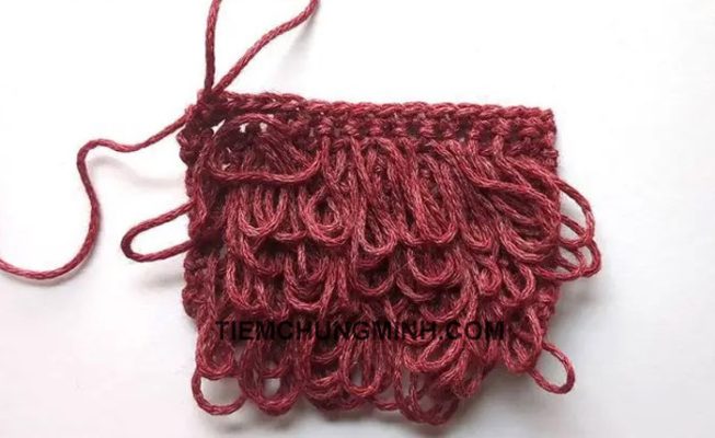Mũi Loop Crochet Stitch
