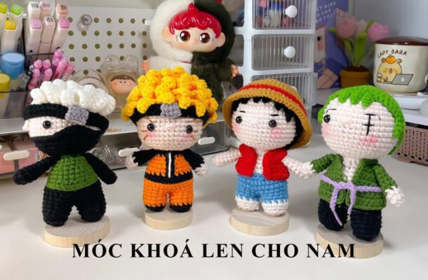 Móc khoá len cho nam
