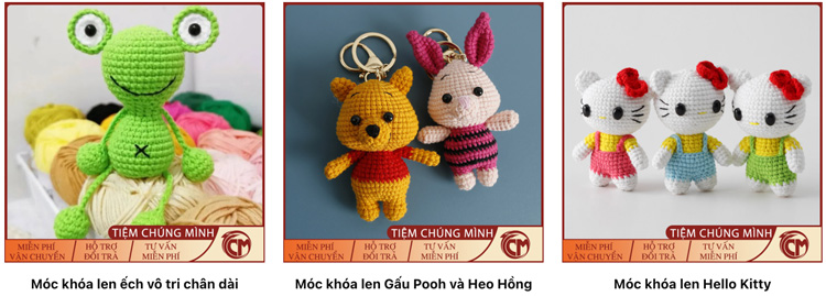 Địa chỉ bán móc khoá handmade tại Hà Nội.