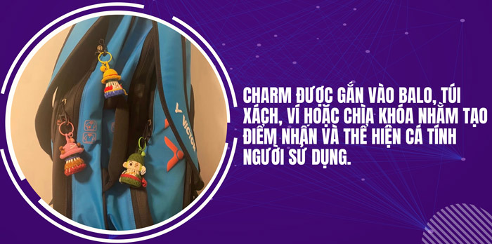 Charm len treo Balo – Phụ kiện xinh cho học sinh, sinh viên