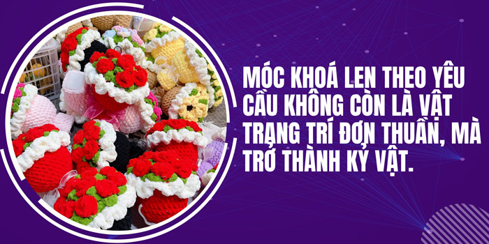 Có nên đặt làm móc khoá len theo yêu cầu không?