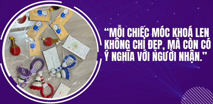 Có nên đặt làm móc khoá len theo yêu cầu không?
