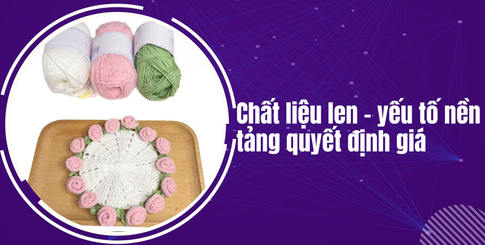 Giá móc khoá len Handmade phụ thuộc vào những yếu tố nào?