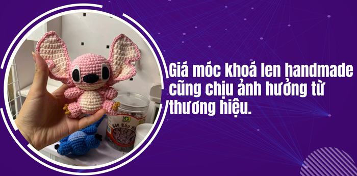 Giá móc khoá len Handmade phụ thuộc vào những yếu tố nào?