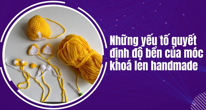 Móc khoá len Handmade có bền không? 