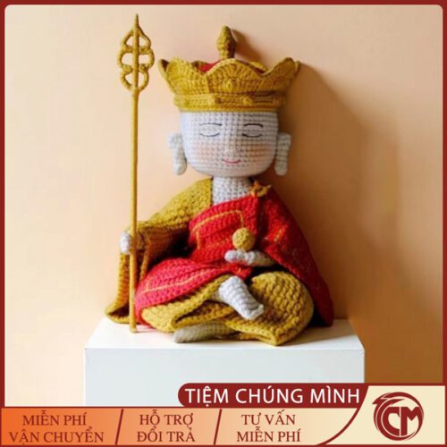 Tượng Địa Tạng Vương Bồ tát đan len