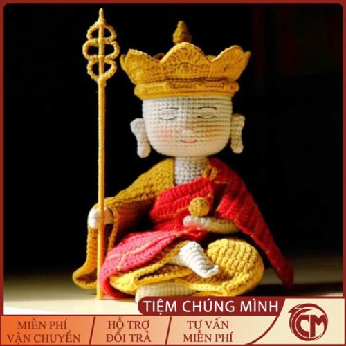 Tượng Địa Tạng Vương Bồ tát đan len