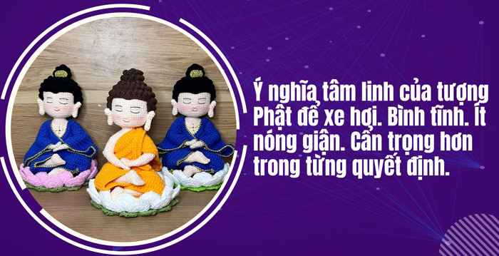 Tượng Phật để xe hơi