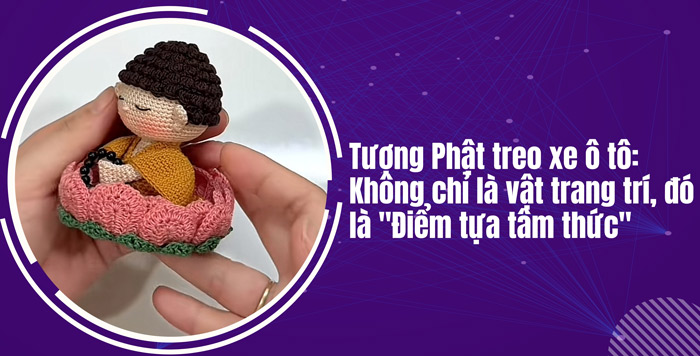Tượng Phật treo xe ô tô