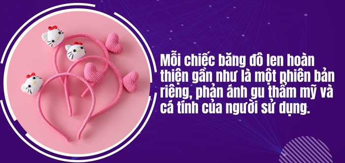 Đặt làm băng đô len móc theo yêu cầu – Nhận đặt móc lẻ & số lượng