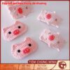 Kẹp tóc len Heo Hồng dễ thương