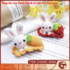 Kẹp Tóc Len Hình Thỏ Dễ Thương Cho Nàng Thơ